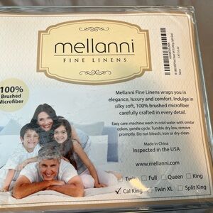 Mellanni Fine Linens Cal King Sheet Set